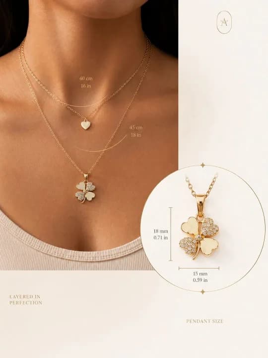 Gold-Plated Layered Necklace