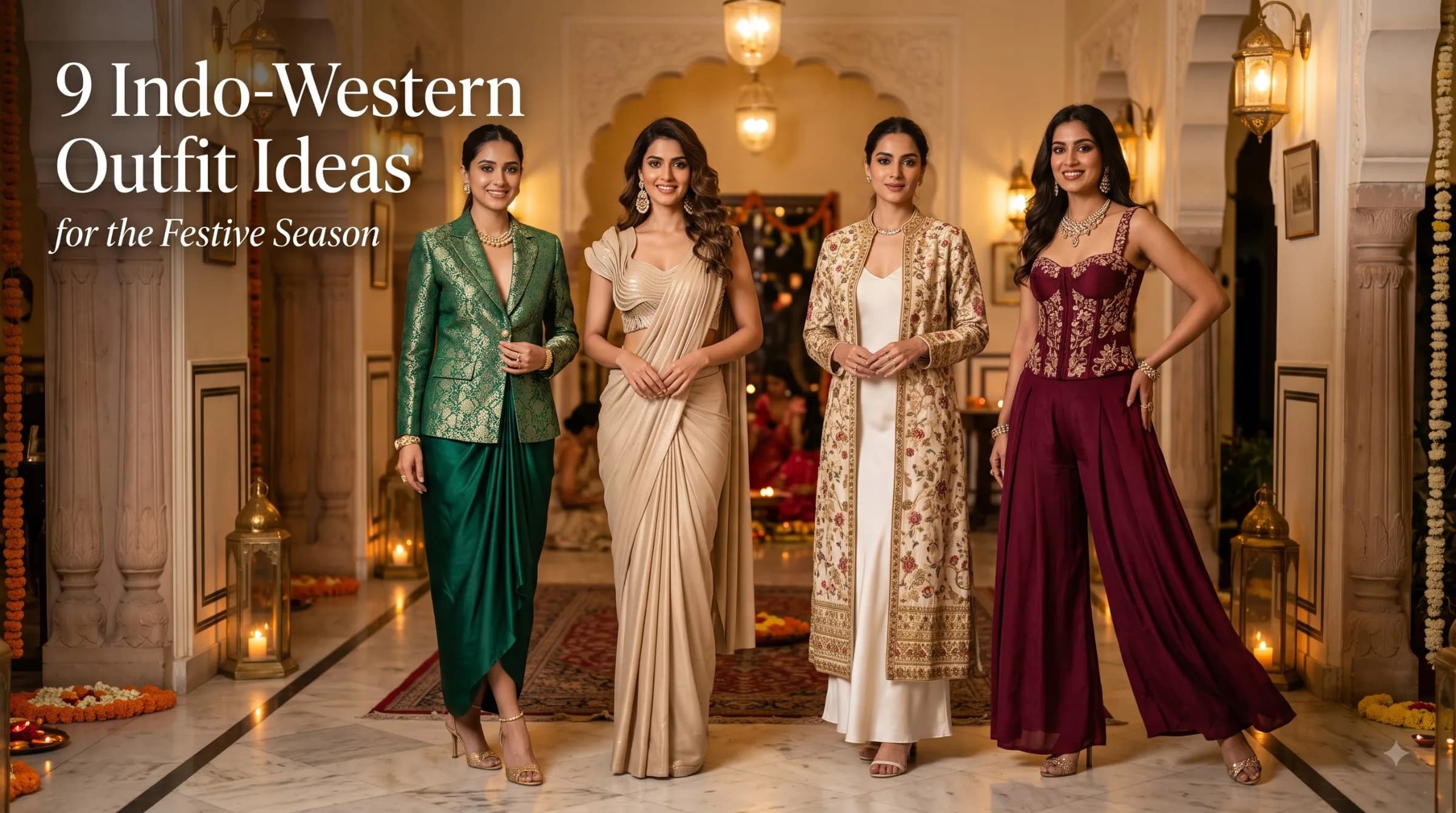 Indo-Western Outfit Ideas for Women for the Festive Season