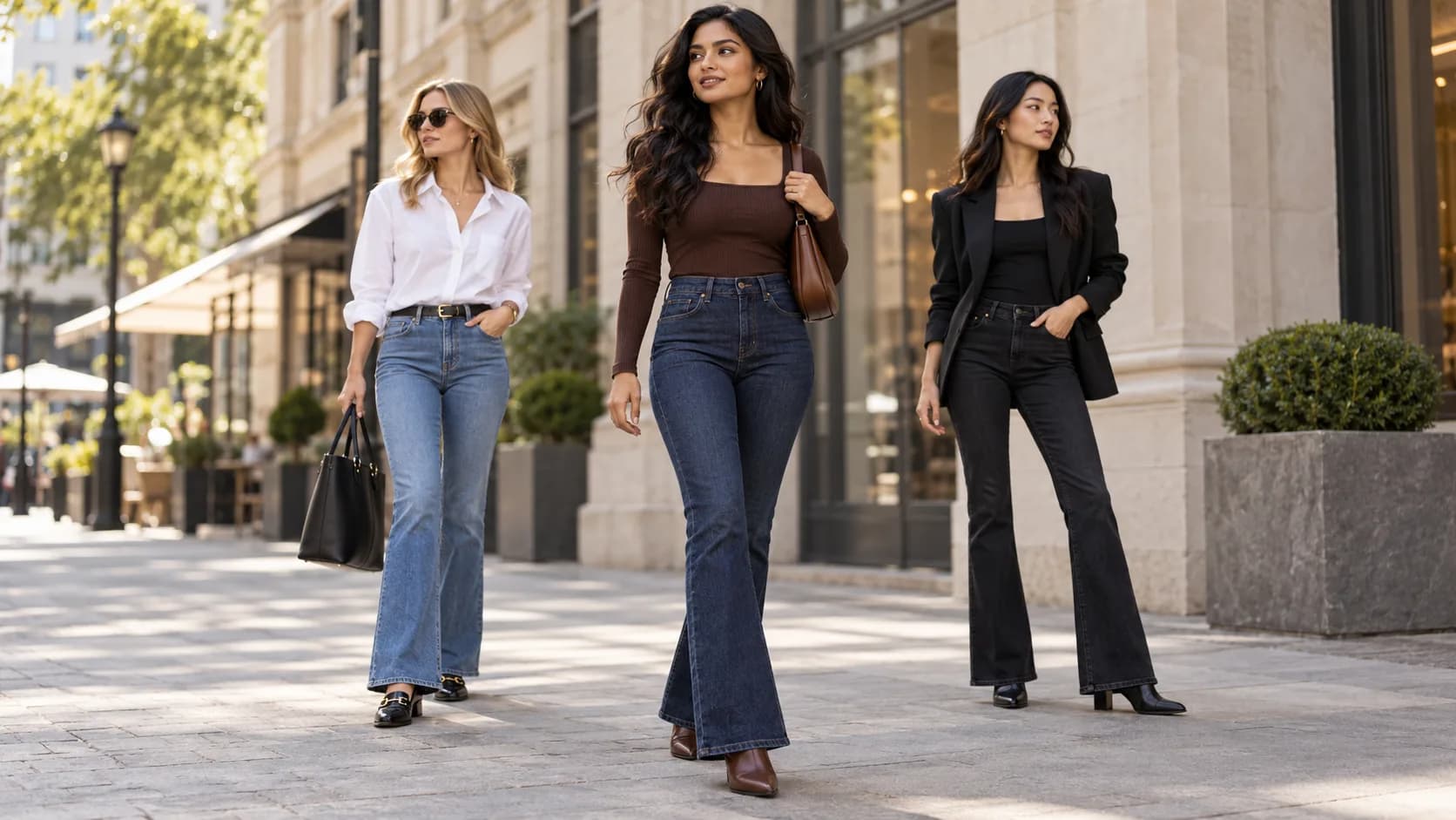 9 Bootcut Jeans Outfits for Women That Actually Balance the Flare