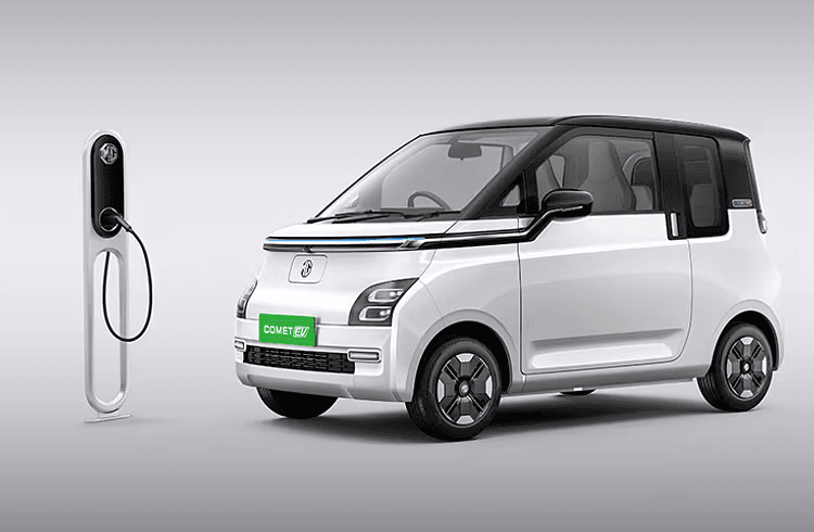 unique looking electric car