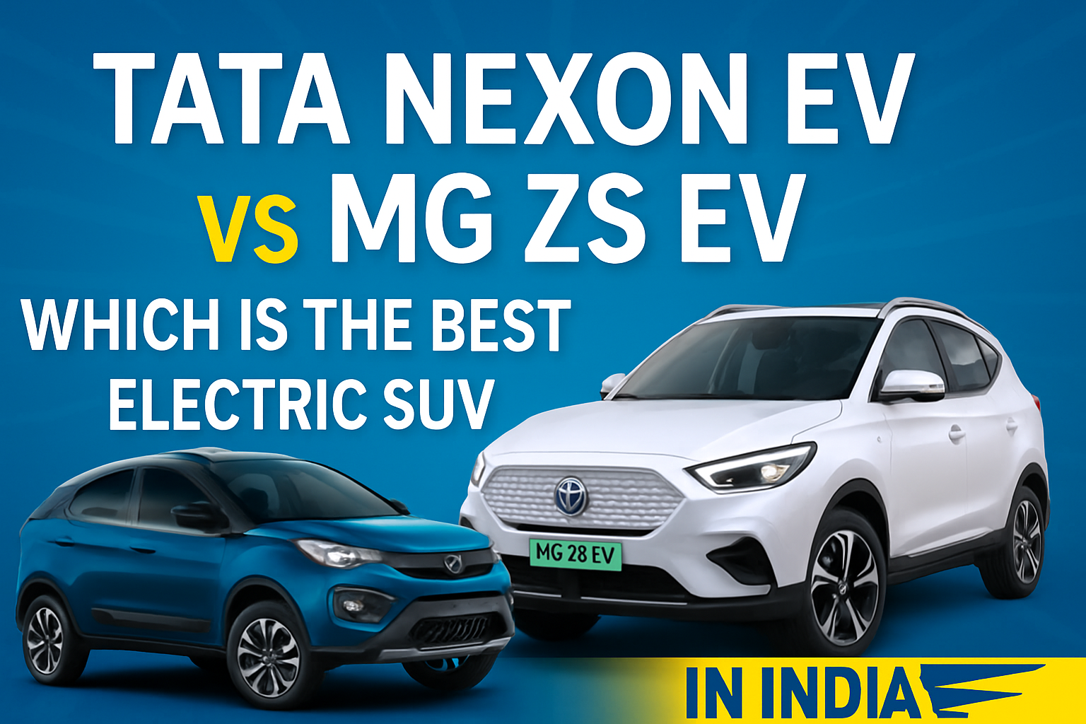 Tata nexon ev vs MG Zs ev