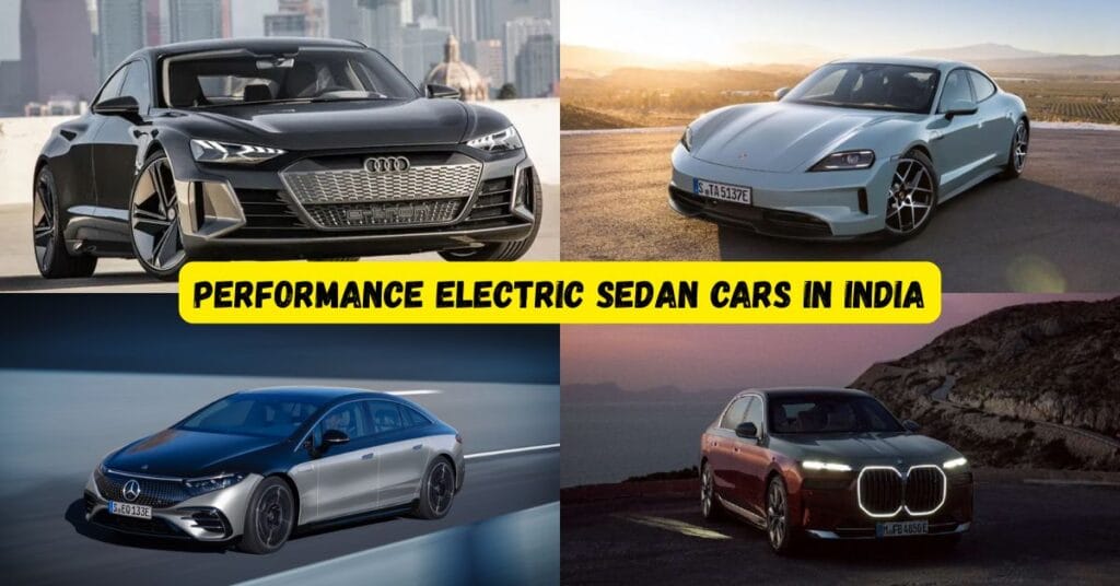 performance electric sedan cars in India
